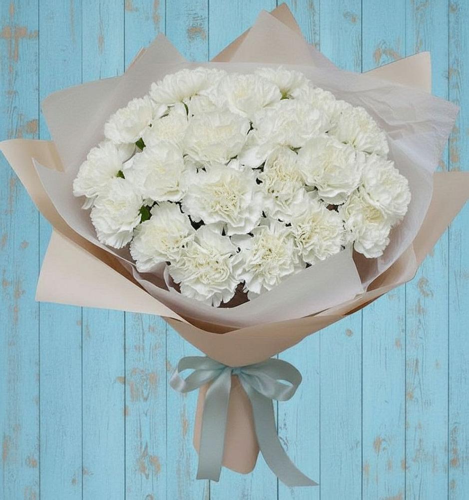 Букет цветов из: Гвоздики в Жиздре