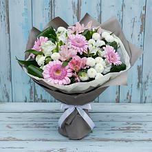 Букет цветов из:  Герберы, Альстромерии и Хризантемы #REPLACE_PRED# Жиздре