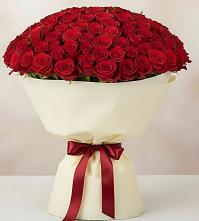 Букет 101 Красная роза Милано в Жиздре
