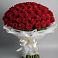 Букет 101 Красная роза Блэк Мэджик в Жиздре
