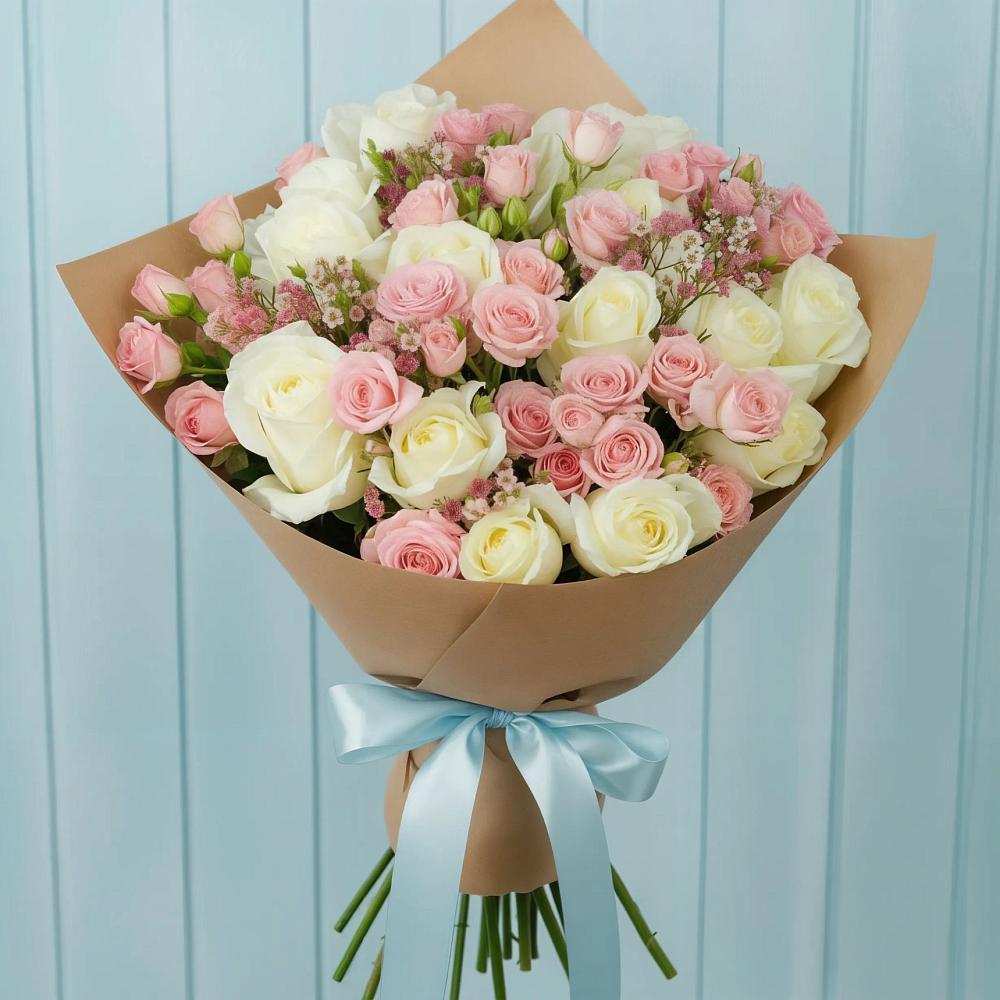 Букет цветов из: Розы в Жиздре