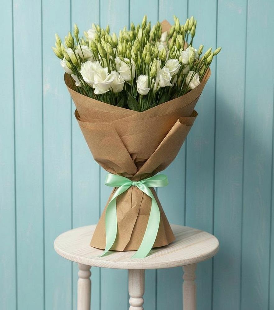 Букет цветов из: Лизиантусы в Жиздре