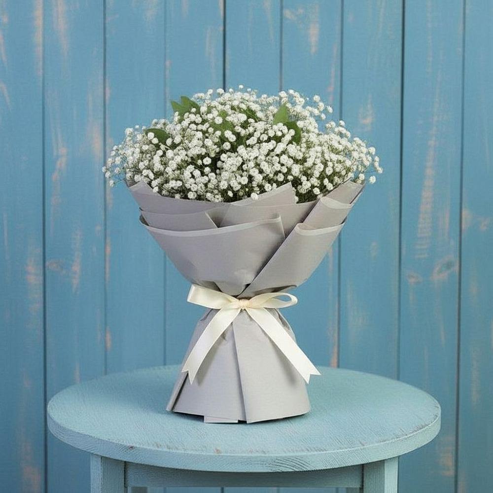 Букет цветов из: Гипсофила в Жиздре