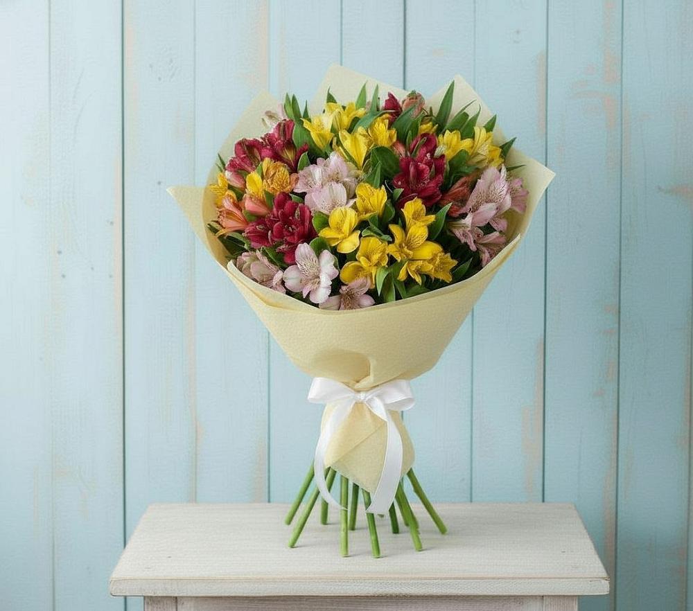 Букет цветов из: Альстромерии в Жиздре