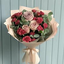 Букет цветов из:  Гвоздики и Розы #REPLACE_PRED# Жиздре